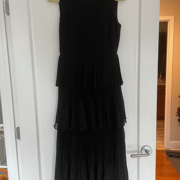 Club Monaco Jubileeza Midi Dress size 2 black - Picture 2 of 5